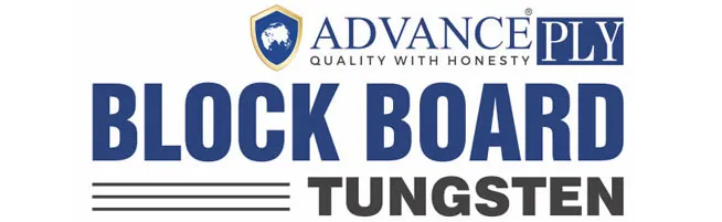Advance Ply Block Board Tungsten Logo