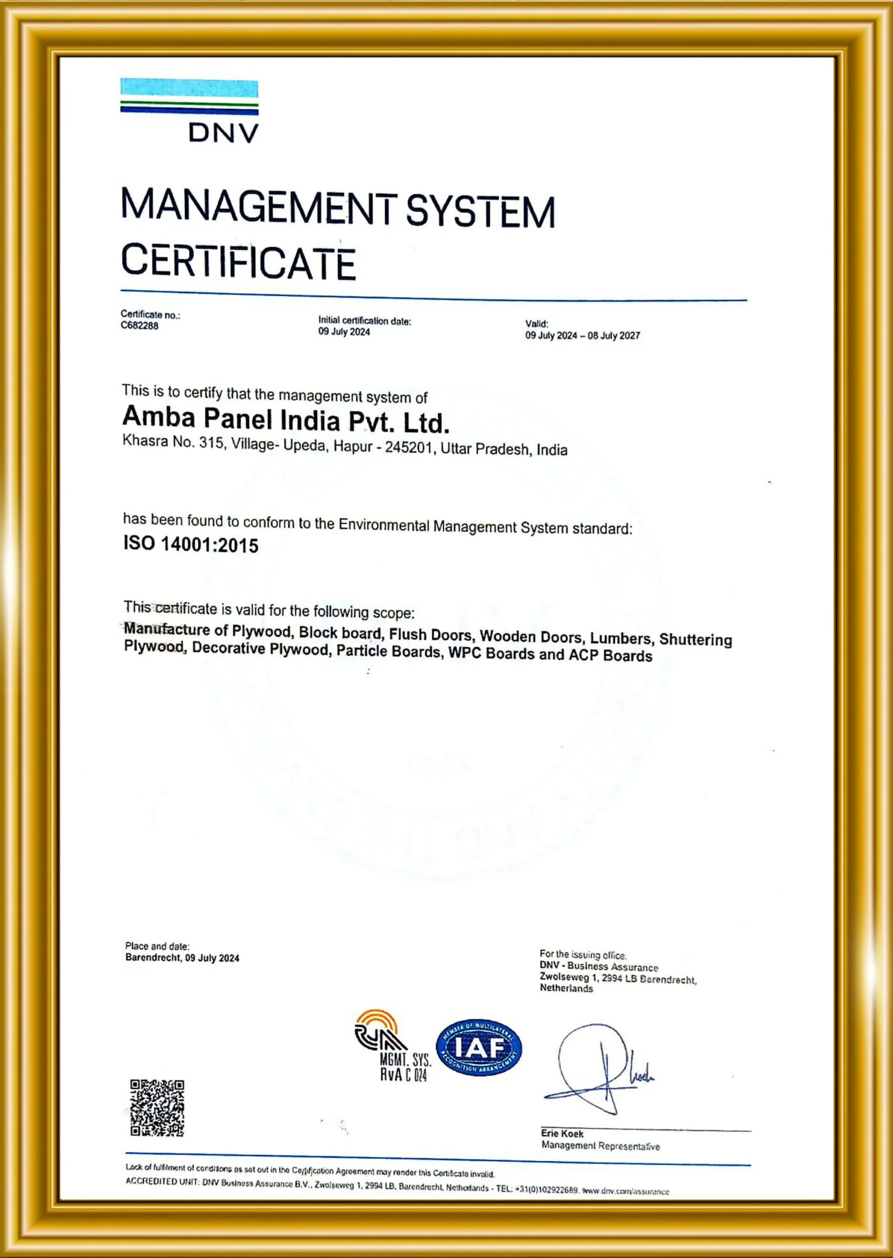 ISO 14001 2015