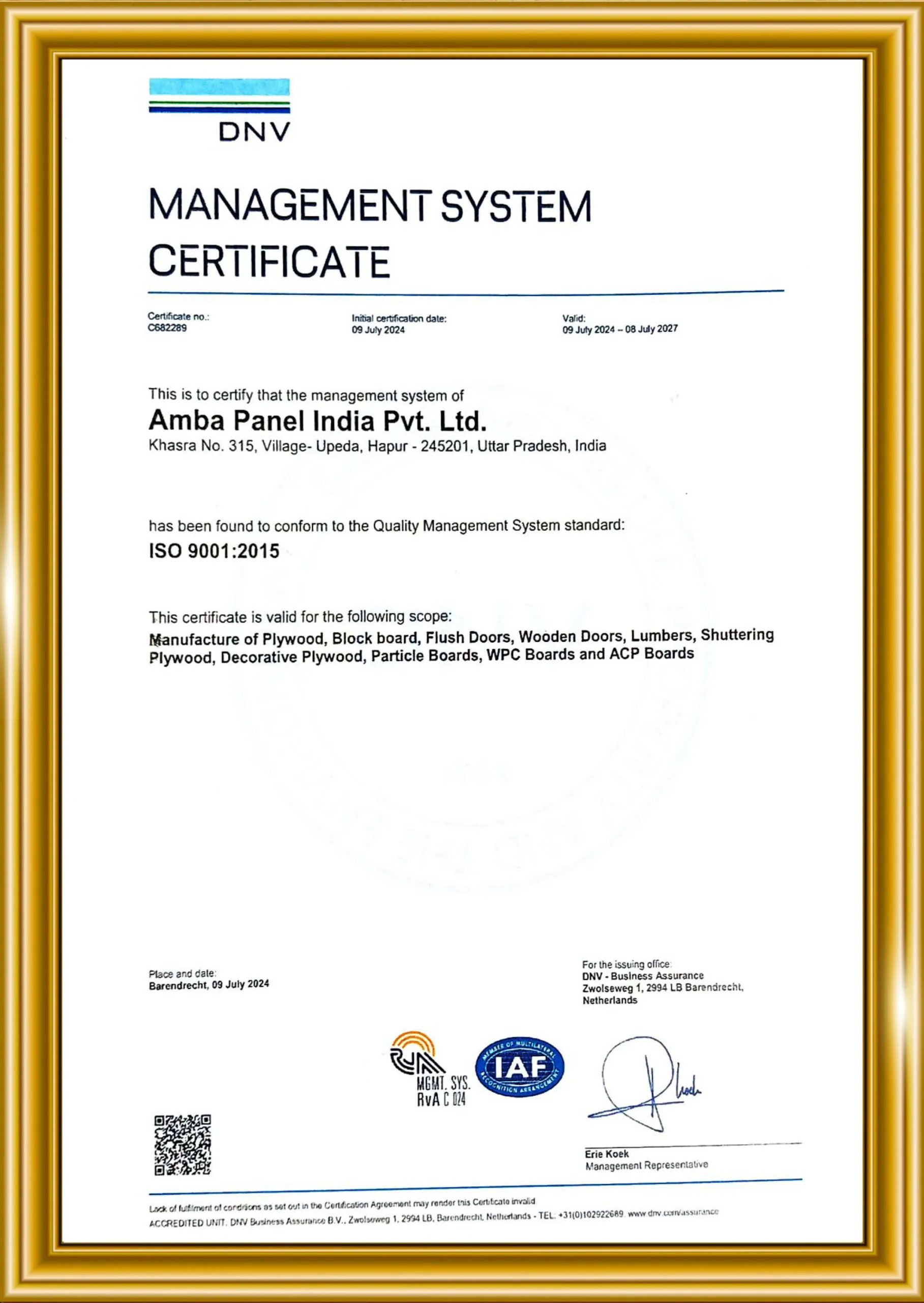 ISO 9001 2015