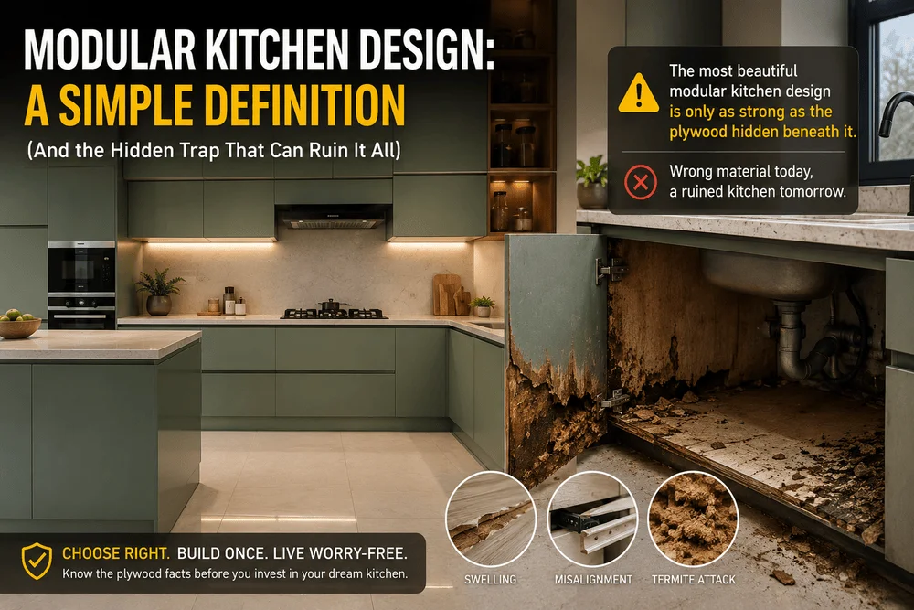 Modular Kitchen Design: A Simple Definition (And the Hidden Trap That Can Ruin It All)